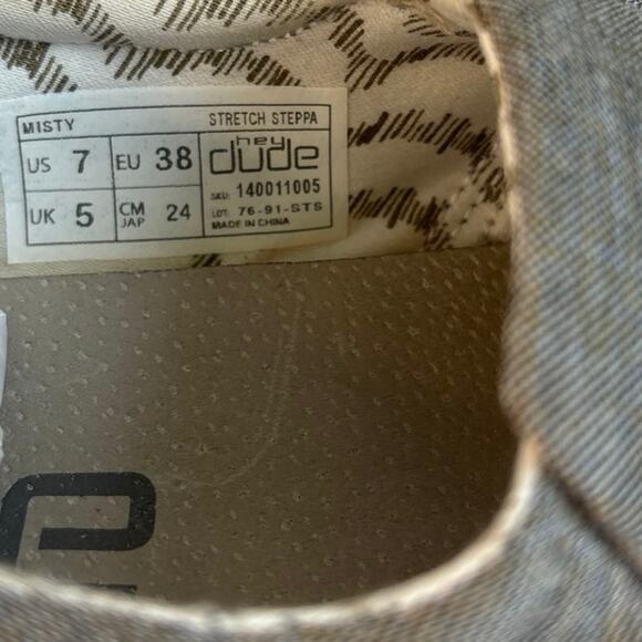 Hey Dude Misty Stretch Steppa Women’s Size 7 - Picture 7 of 8